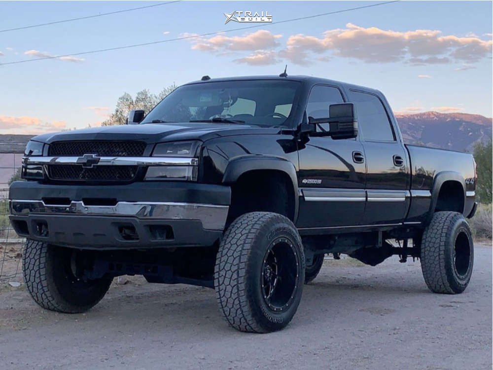 2004 Chevrolet Silverado 2500 HD Wheel Offset Super Aggressive 3"-5"  Suspension Lift 6" & Body 3" | 1259599 | TrailBuilt Off-Road