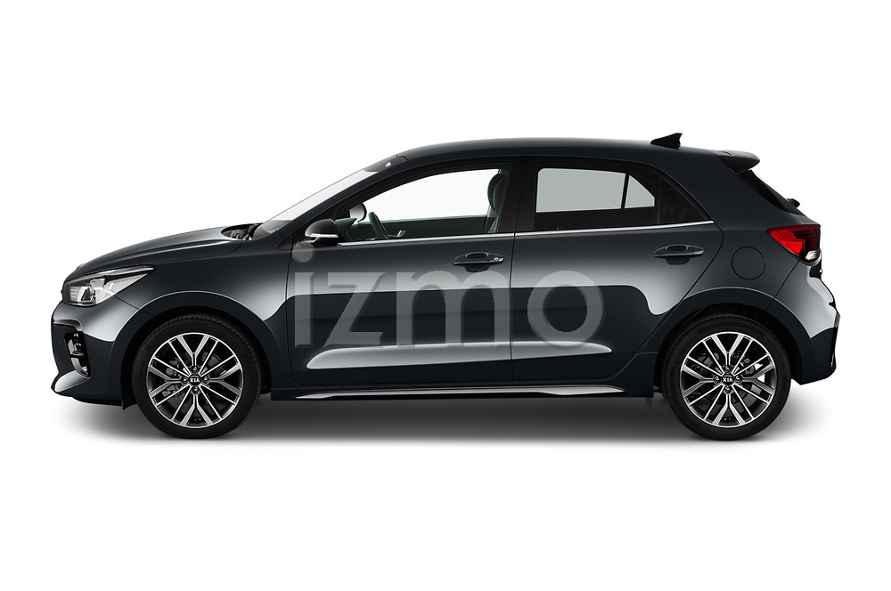 2022 KIA Rio GT-Line 5 Door Hatchback Side View Car Pics | izmostock