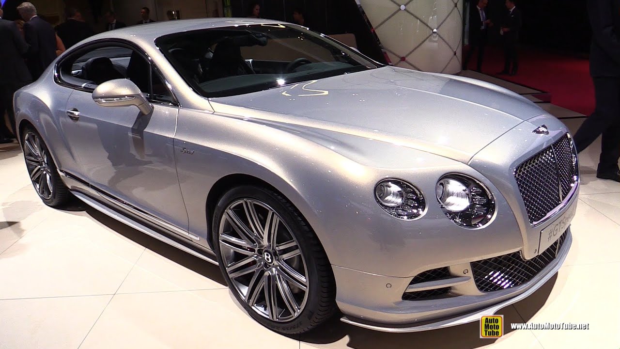 2015 Bentley Continental GT Speed - Exterior and Interior Walkaround - 2014  Paris Auto Show - YouTube