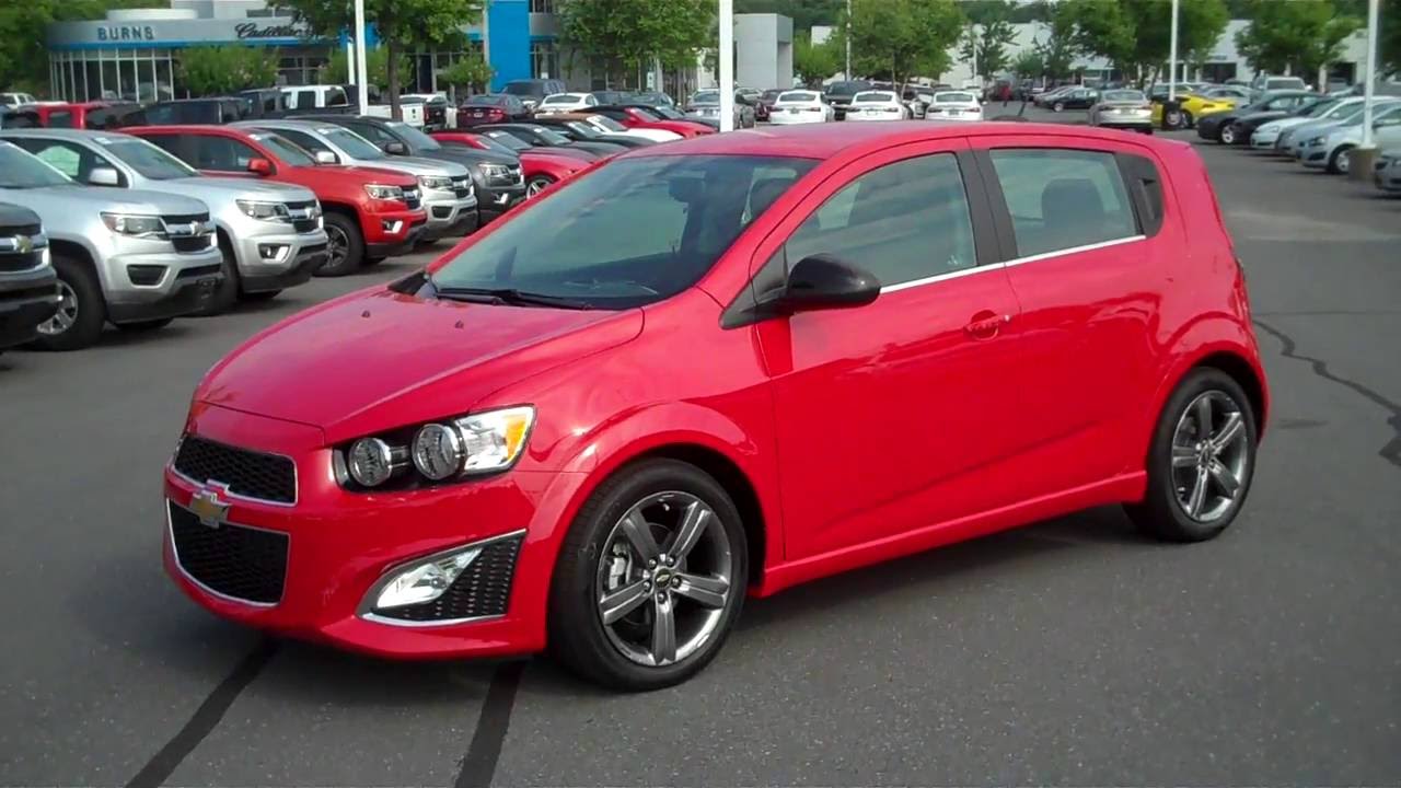 2016 Chevrolet Sonic Hatchback RS Red, Burns Cadillac Chevrolet - YouTube