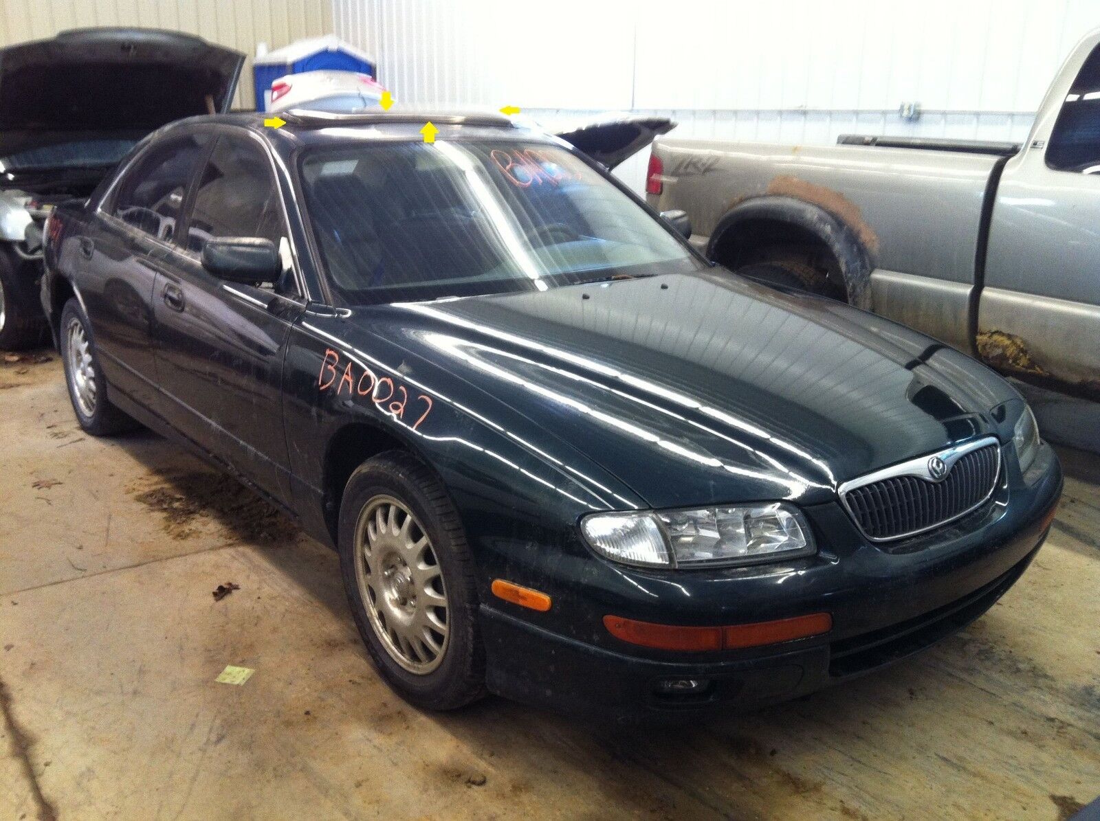 1997 MAZDA MILLENIA SUN MOON ROOF GLASS WINDOW ONLY | eBay