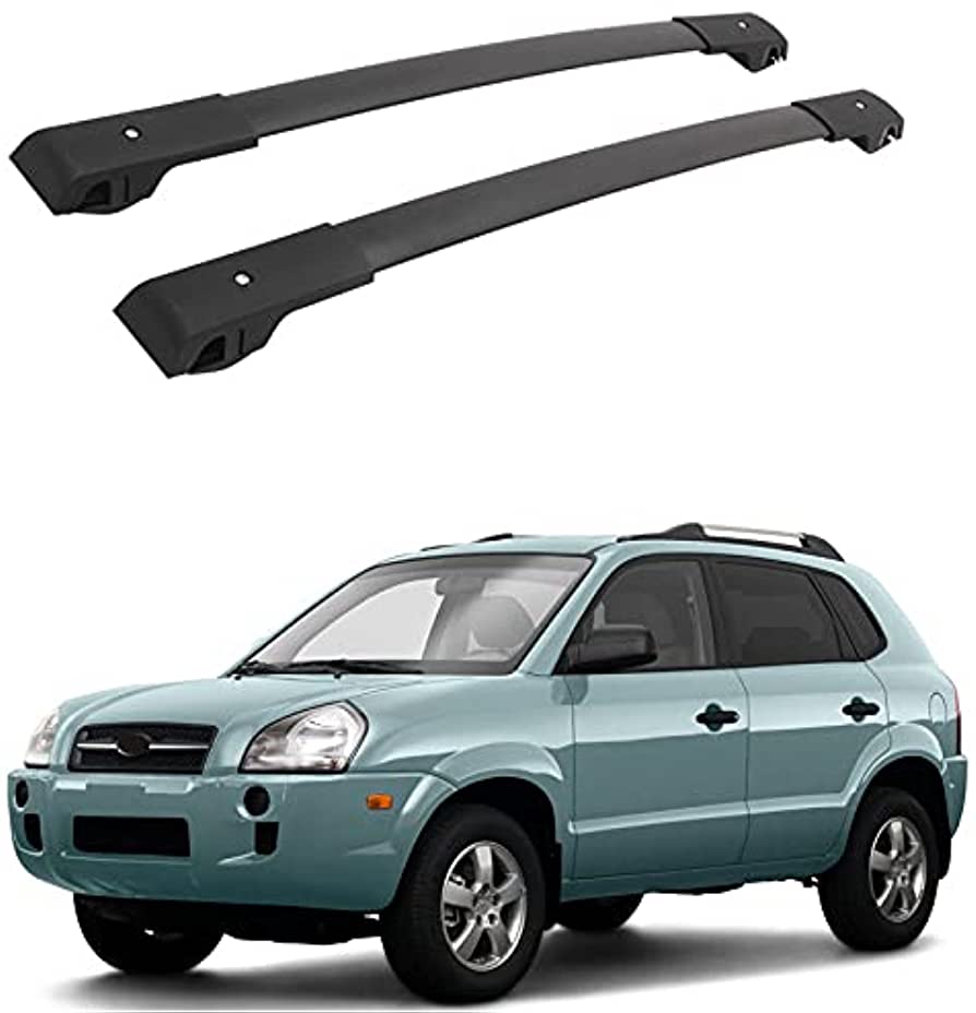 Amazon.com: Cross Bars fit for Hyundai Tucson 2005 2006 2007 2008 2009  Cargo Bar Roof Rack Rail Top Accessories : Automotive