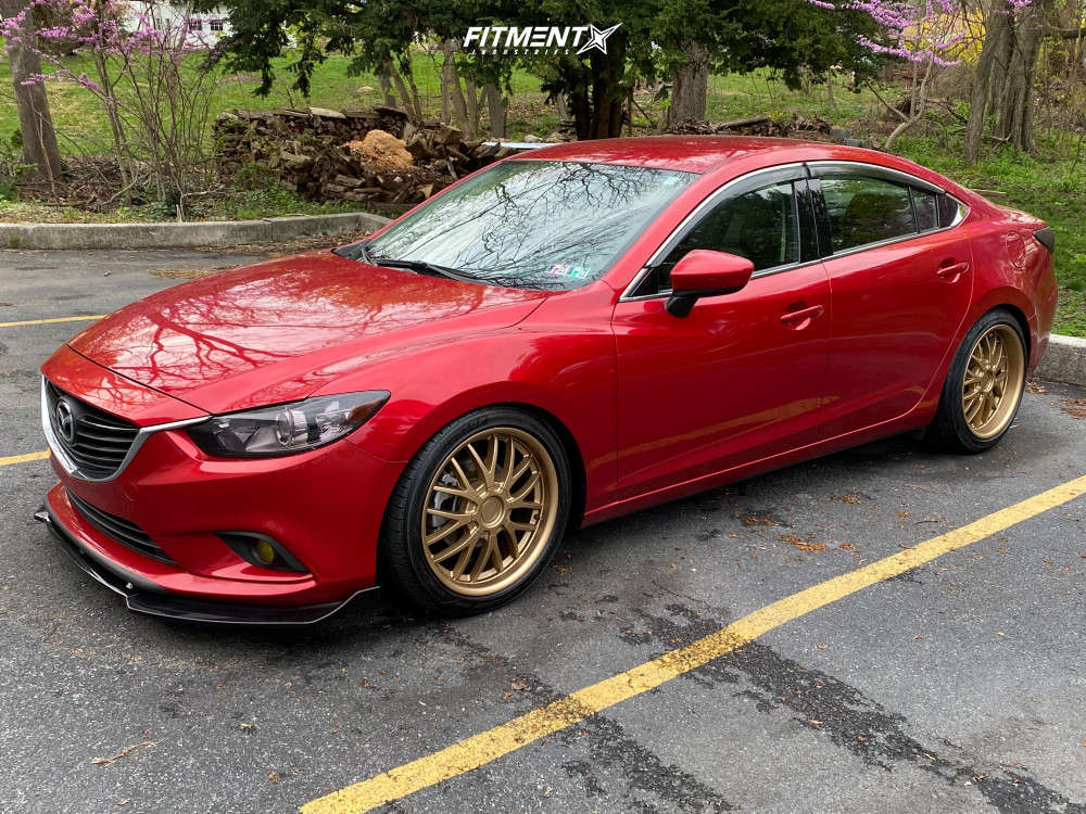 2014 Mazda 6 Touring with 19x9.5 TSW Kyalami and Continental 225x45 on  Coilovers | 1629581 | Fitment Industries