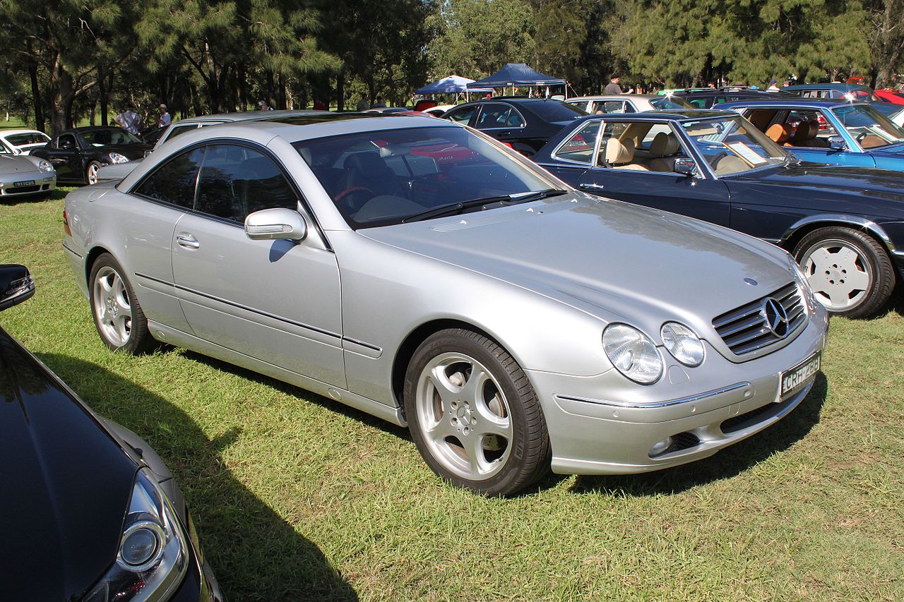 File:2002 Mercedes-Benz CL 500 (C 215) coupe (16516635269).jpg - Wikimedia  Commons