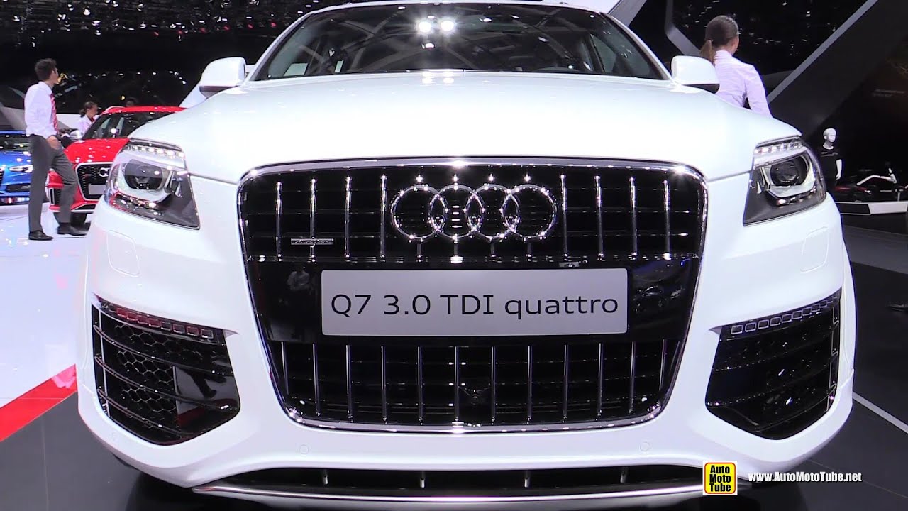 2015 Audi Q7 3.0 TDI Quattro - Exterior and Interior Walkaround - 2014  Paris Auto show - YouTube