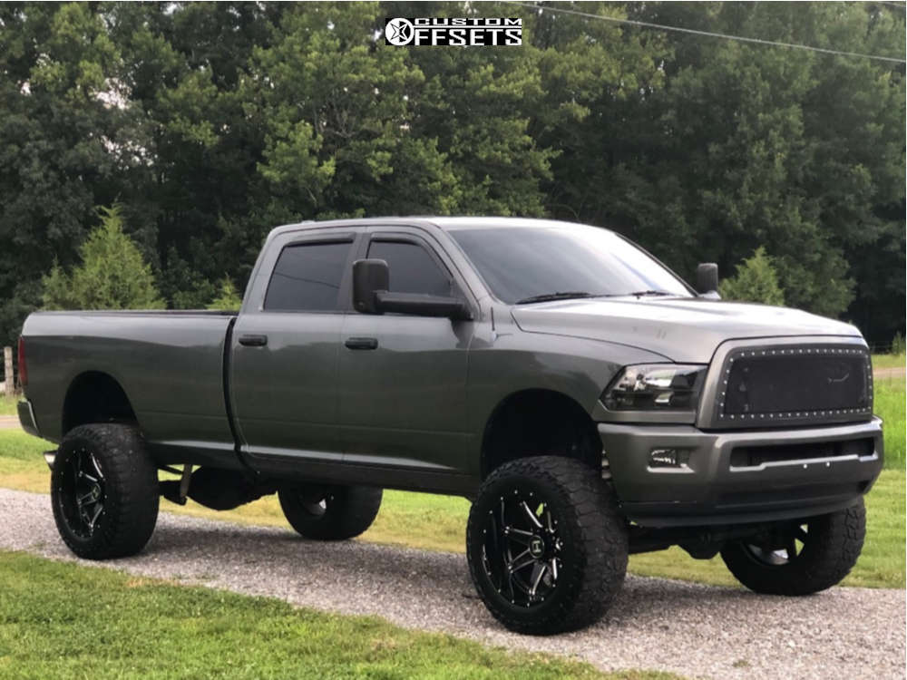 2011 Dodge Ram 3500 with 22x12 -44 Hostile Alpha and 37/13.5R22 Cooper  Discoverer Stt Pro and Suspension Lift 8" | Custom Offsets