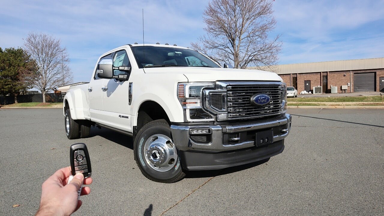 2021 Ford F350 Super Duty King Ranch: Start Up, Test Drive, Walkaround and  Review - YouTube