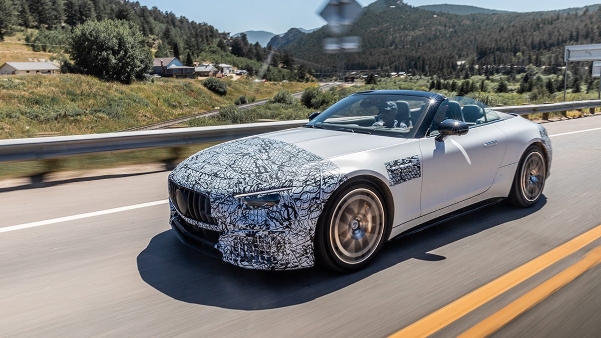 2022 Mercedes-AMG SL prototype first ride review: Back to its roots - CNET