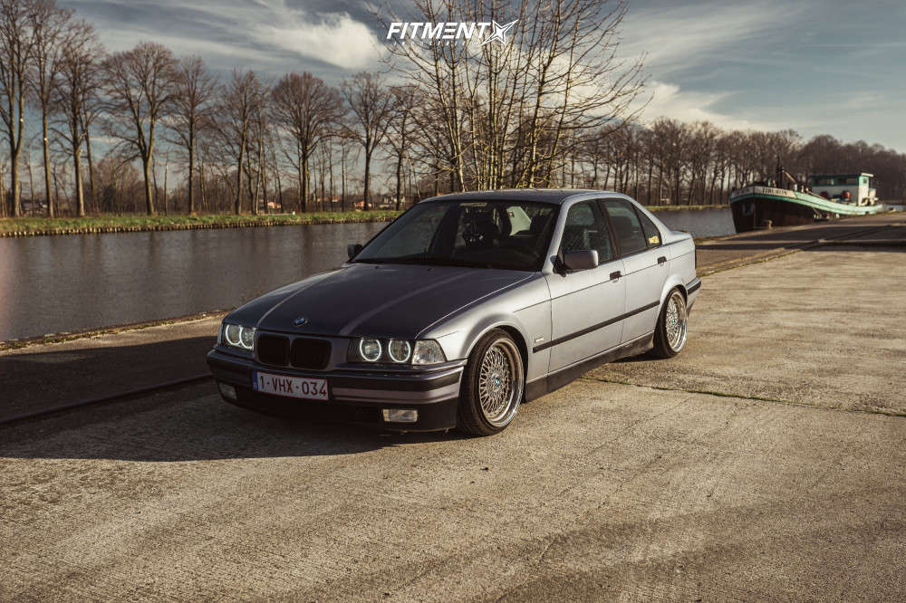 1997 BMW 318i Base with 17x8.5 Japan Racing Jr9 and Falken 195x40 on  Coilovers | 1013394 | Fitment Industries