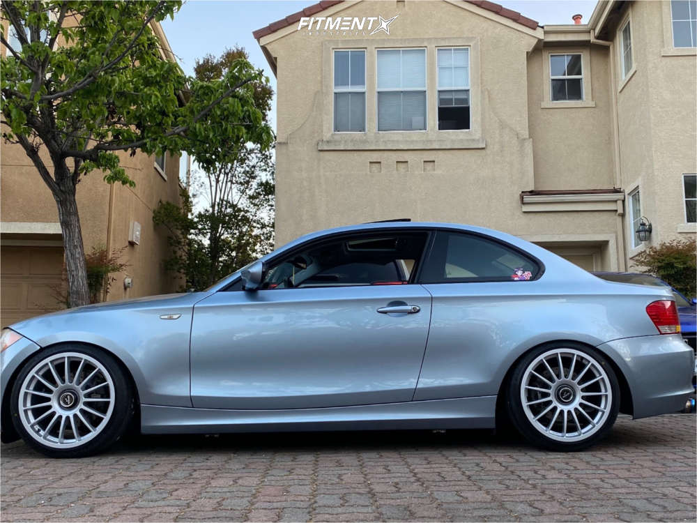 2011 BMW 128i Base with 18x8.5 Fifteen52 Podium and Firestone 215x40 on  Coilovers | 1638168 | Fitment Industries