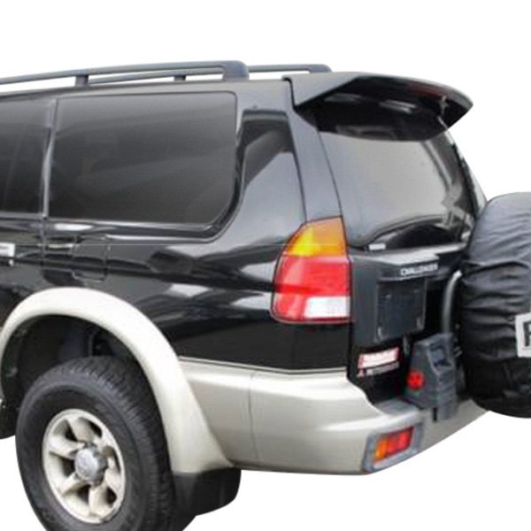 T5i® - Mitsubishi Montero Sport 1997 Factory Style Fiberglass Rear Roofline  Spoiler with Light