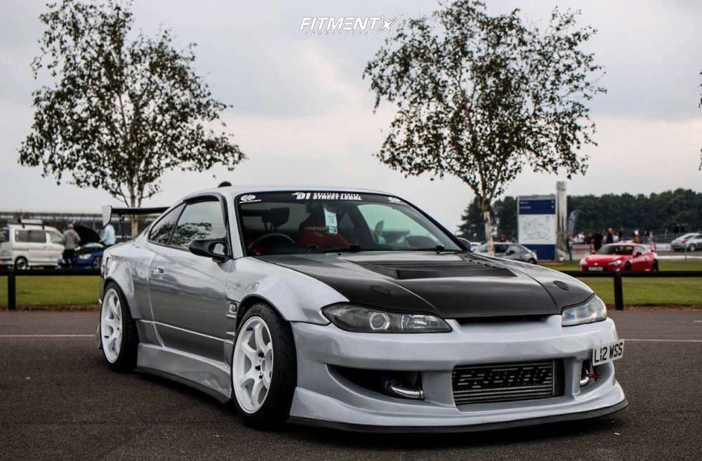 1998 Nissan 200SX SE-R with 17x9.5 Rays Engineering 57dr and Nankang 225x45  on Stock Suspension | 1918706 | Fitment Industries
