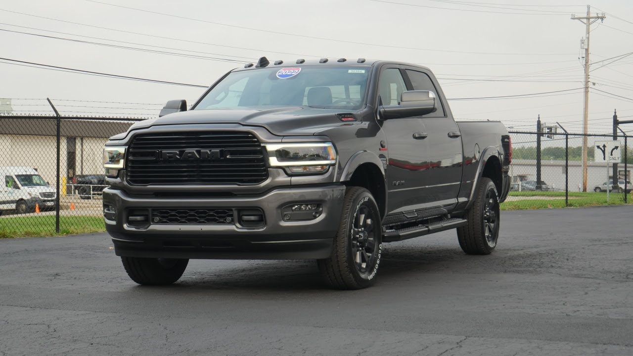 Tow Over 20K lbs! 2022 Ram 2500 Laramie Night Edition CUMMINS | 30384T -  YouTube