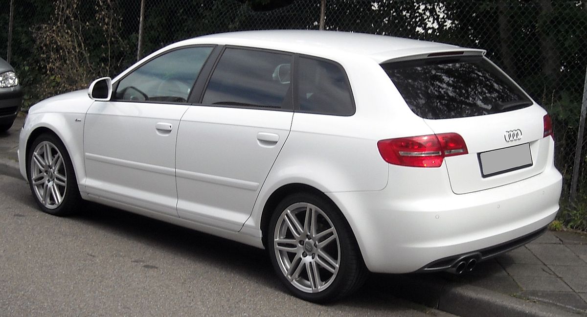 File:Audi A3 Sportback rear 20090714.jpg - Simple English Wikipedia, the  free encyclopedia