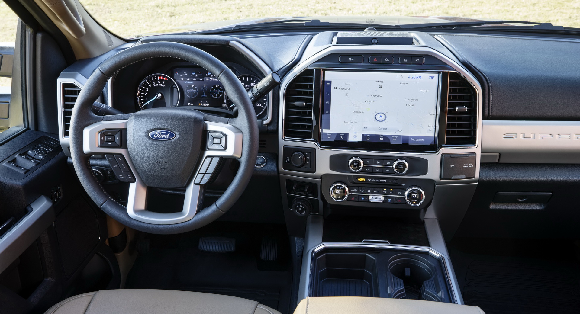 2022 Ford Super Duty Revealed With Less Chrome, New 12-Inch Infotainment  System | Carscoops