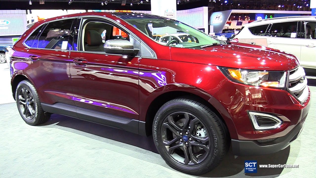 2018 Ford Edge SEL Sport - Exterior and Interior Walkaround - 2017 New York  Auto Show - YouTube