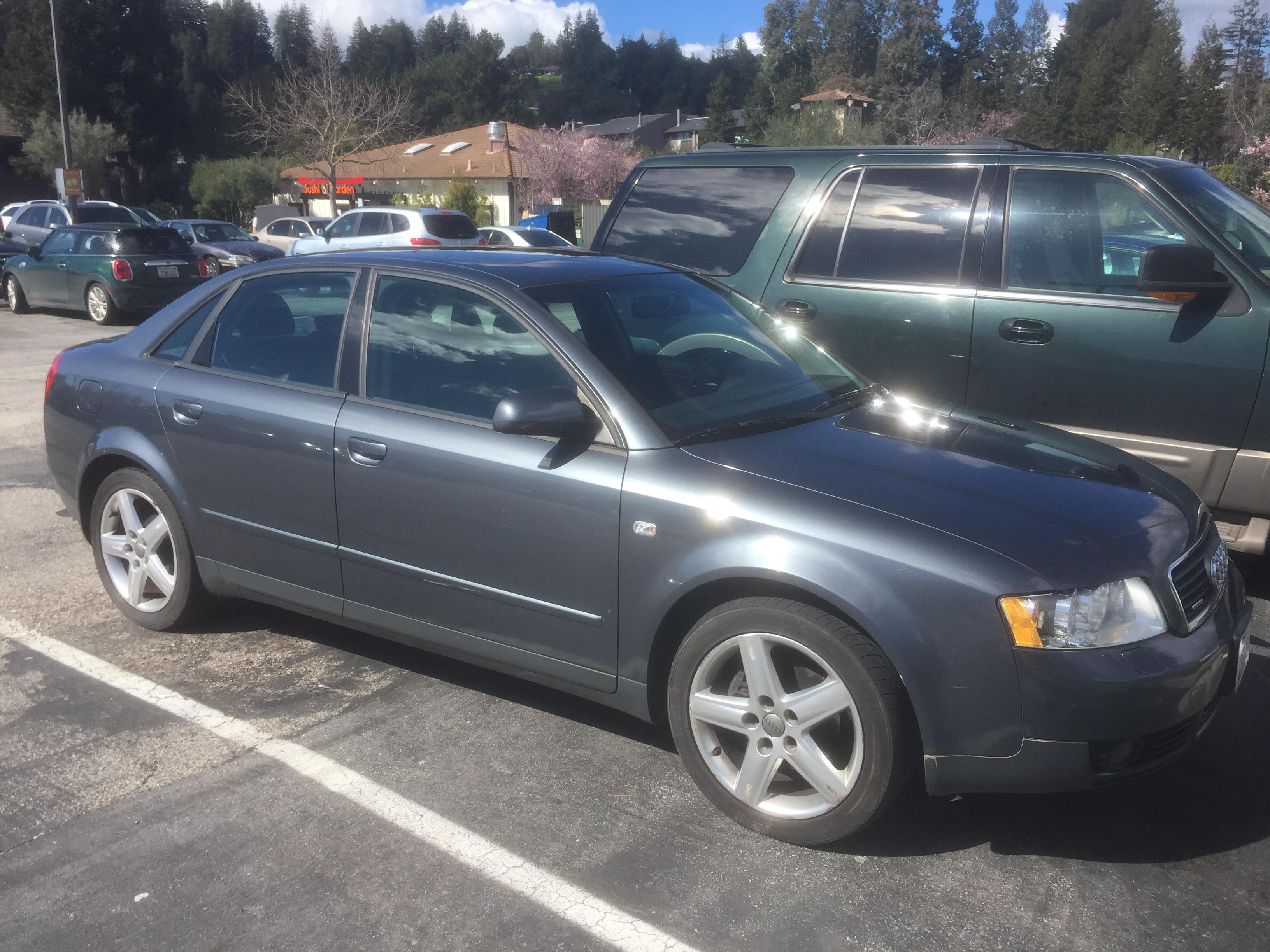 I just purchased this an hour ago! 2003 Audi A4 1.8T Glad to join /r/audi :  r/Audi
