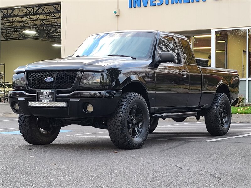 2003 Ford Ranger SUPER CAB 4X4 / V6 4.0L / BLACKED OUT / 106K MILES / BACK  UP CAM / TOOL BOX / EXCELLENT CONDITION