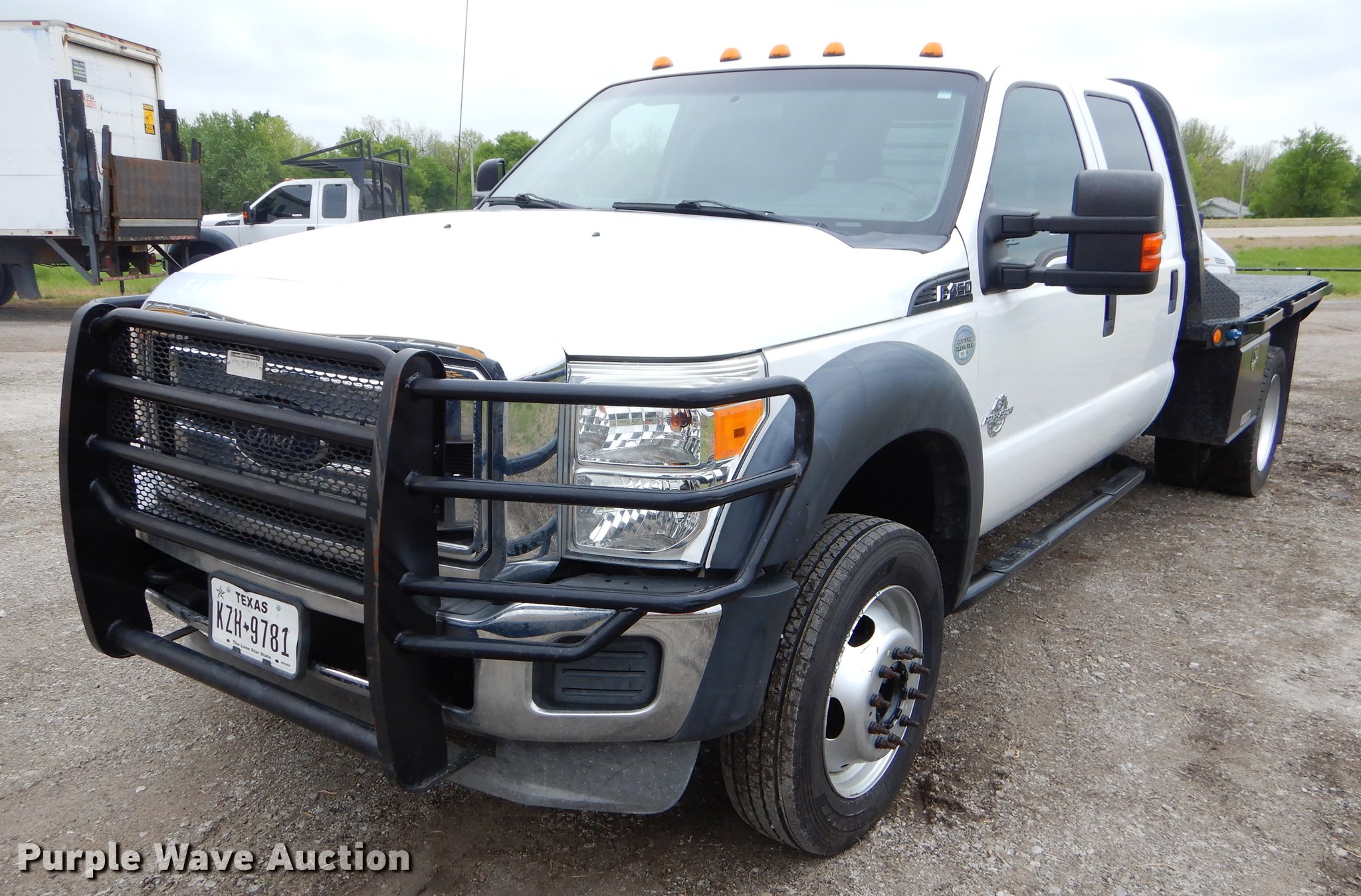 2012 Ford F450 Super Duty Crew Cab flatbed truck in Collinsville, OK | Item  FH9321 sold | Purple Wave