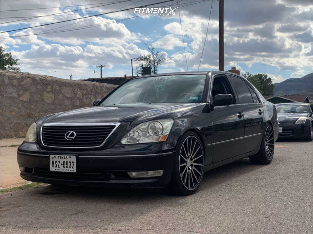 2004 Lexus LS430 Base with 20x8.5 TSW Chicane and Toyo Tires 245x35 on  Lowering Springs | 1905763 | Fitment Industries