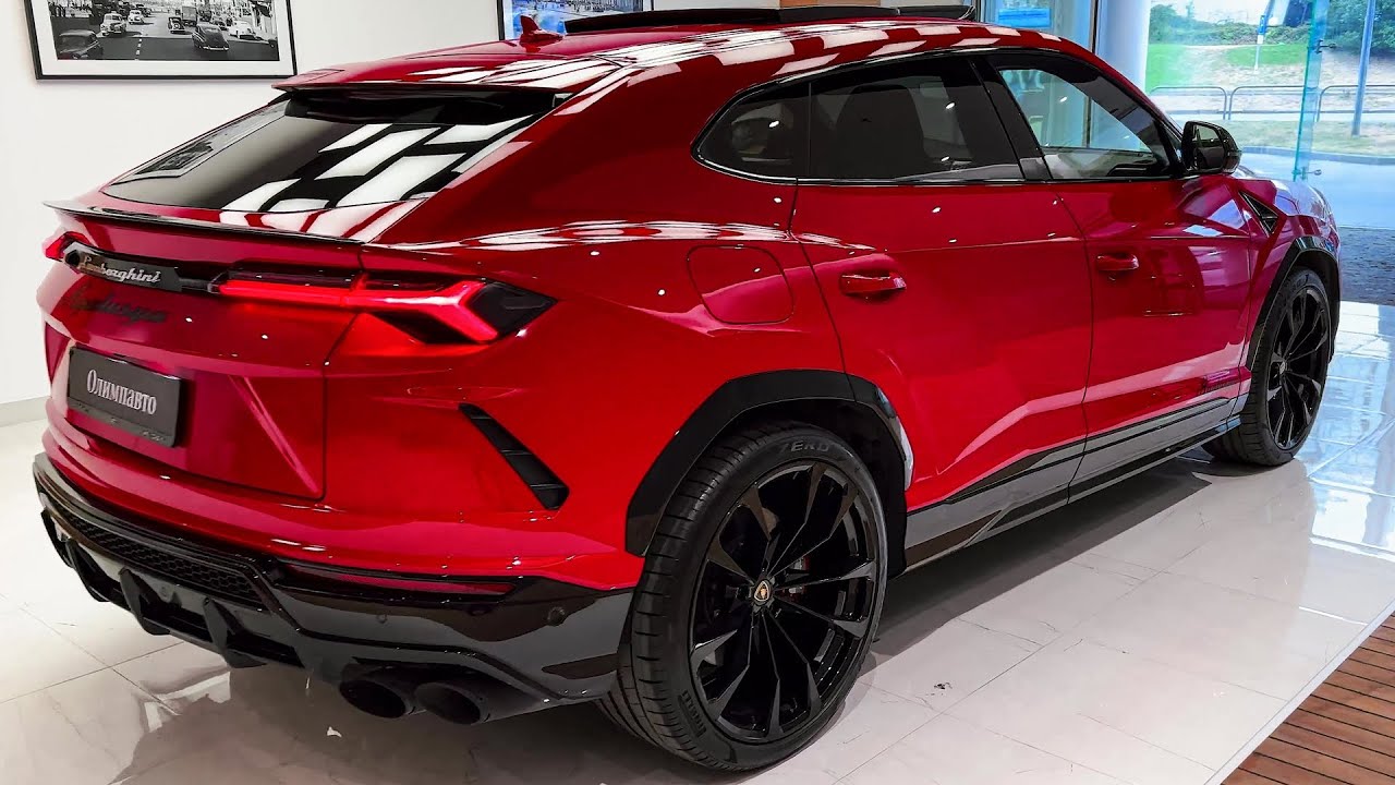 Lamborghini Urus (2022) - interior Exterior Details (Red Monster) - YouTube