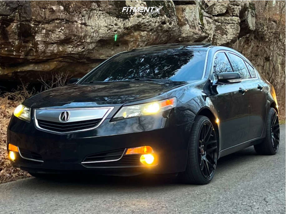 2013 Acura TL Base with 19x9 Curva C300 and Vercelli 235x40 on Stock  Suspension | 2108881 | Fitment Industries