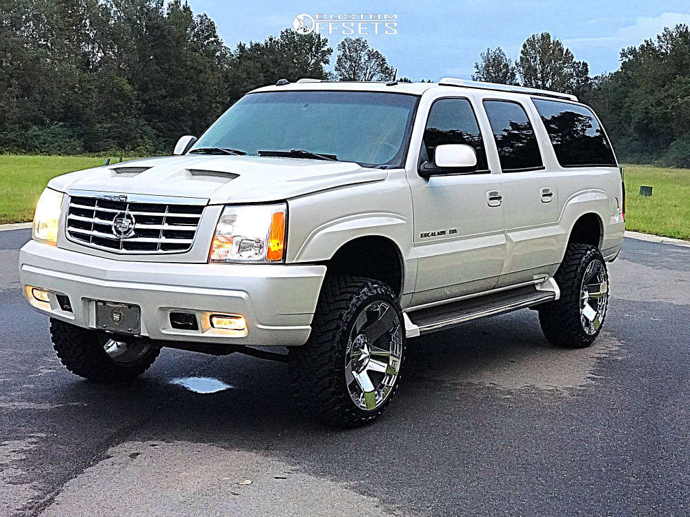 2005 Cadillac Escalade ESV with 22x12 -44 XD Xd775 and 33/12.5R22 Atturo  Trail Blade Mt and Leveling Kit & Body Lift | Custom Offsets