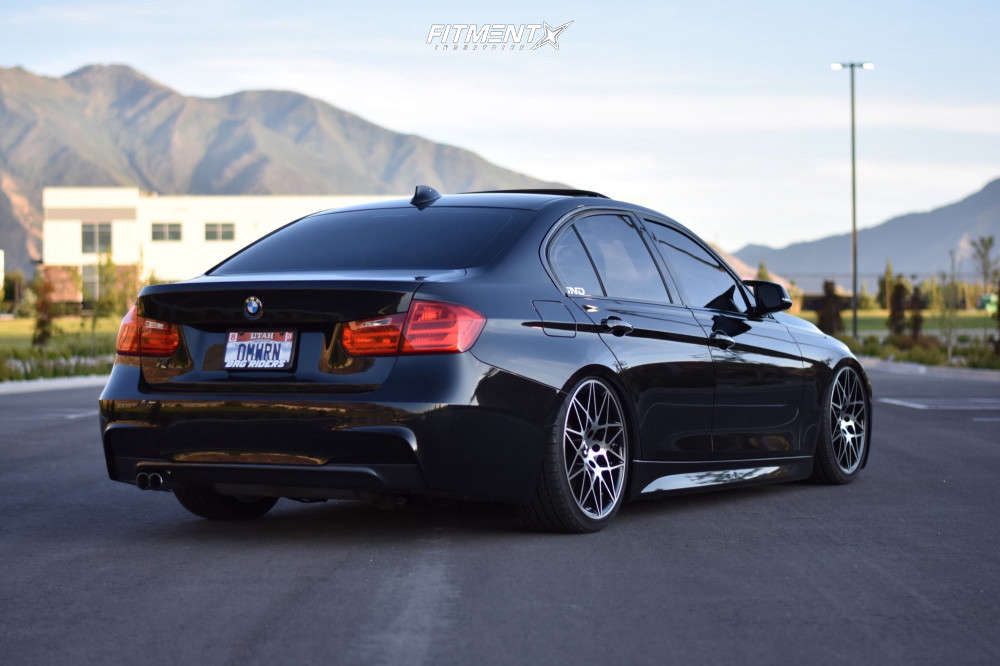 2015 BMW 328i XDrive Base with 19x10 OEM Wheels 666m and Hankook 245x30 on  Air Suspension | 797751 | Fitment Industries