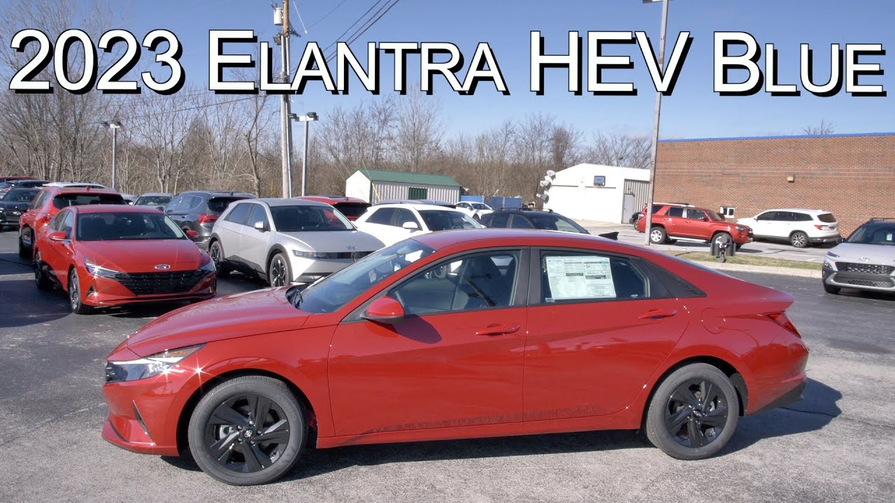 New 2023 Hyundai Elantra HEV Blue|Hyundai of Cookeville - YouTube