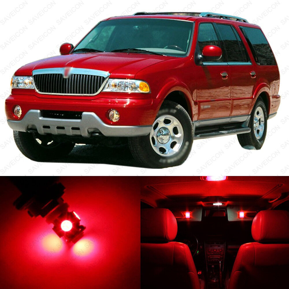 16 x Red LED Interior Light Package For 1998 - 2002 Lincoln Navigator +  TOOL | eBay