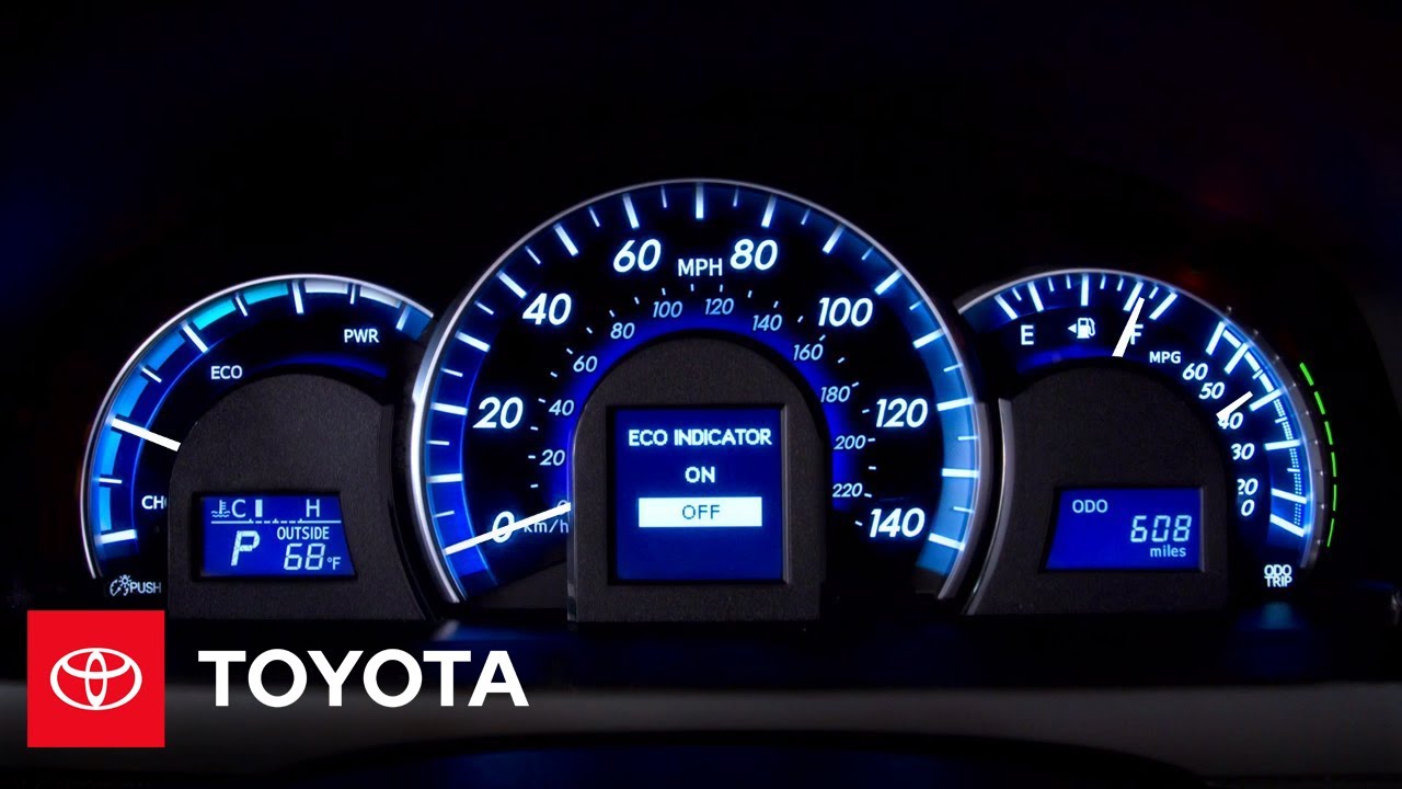 2012 Camry Hybrid How-To: Settings | Toyota - YouTube