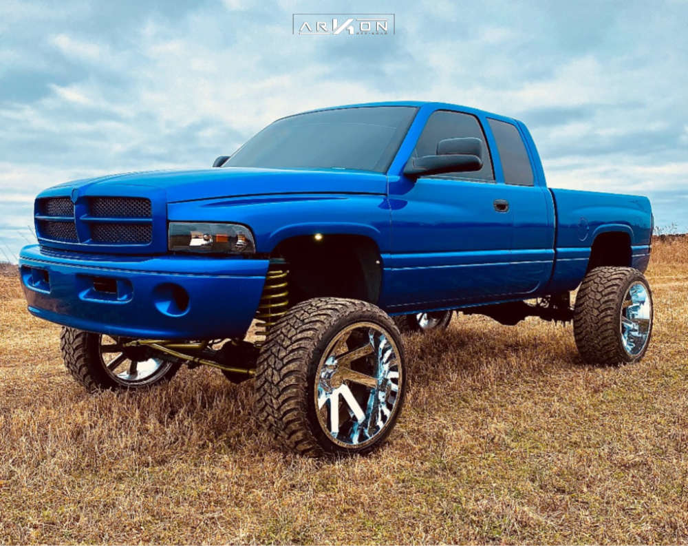 1999 Dodge Ram 1500 Wheel Offset Hella Stance >5" Suspension Lift 5" |  1424134 | ARKON OFF-ROAD