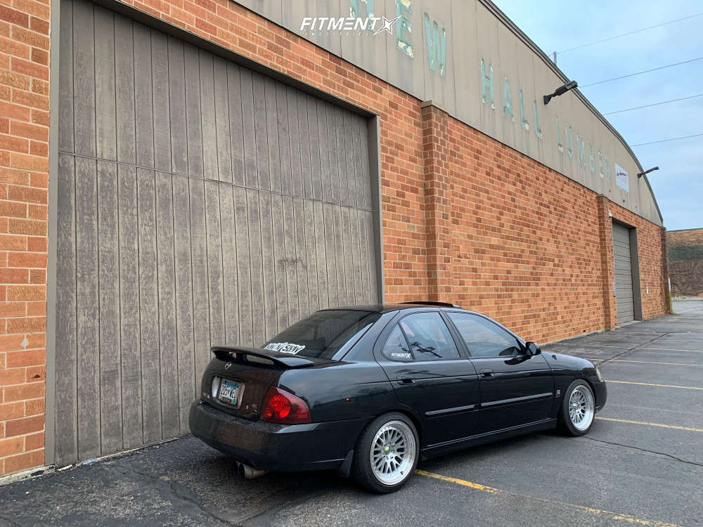 2004 Nissan Sentra SE-R Spec V with 16x8 AVID1 AV12 and BFGoodrich 205x45  on Coilovers | 1041538 | Fitment Industries