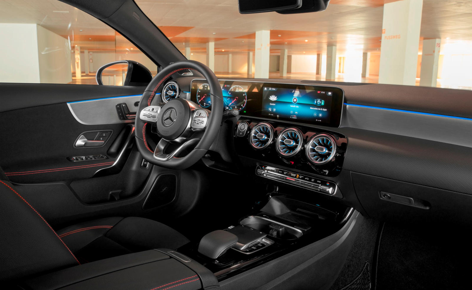 2022 Mercedes-Benz A-Class Sedan Interior Dimensions: Seating, Cargo Space  & Trunk Size - Photos | CarBuzz