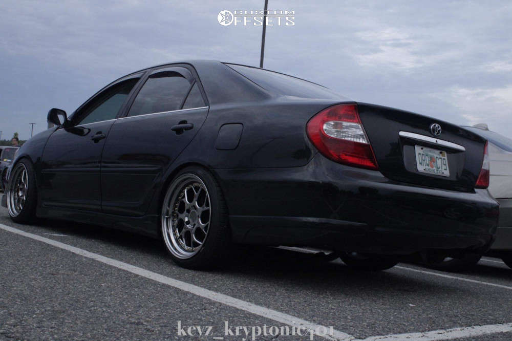 2002 Toyota Camry with 18x9.5 30 Aodhan Ds01 and 225/40R18 Nankang Ns-25  and Coilovers | Custom Offsets