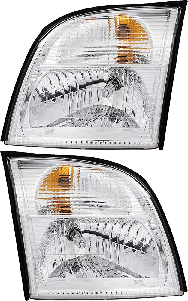 Amazon.com: Gold Shrine For Mercury Mountaineer Headlights Lamps Set 2002  2003 2004 2005 Halogen Driver and Passenger Side : Everything Else