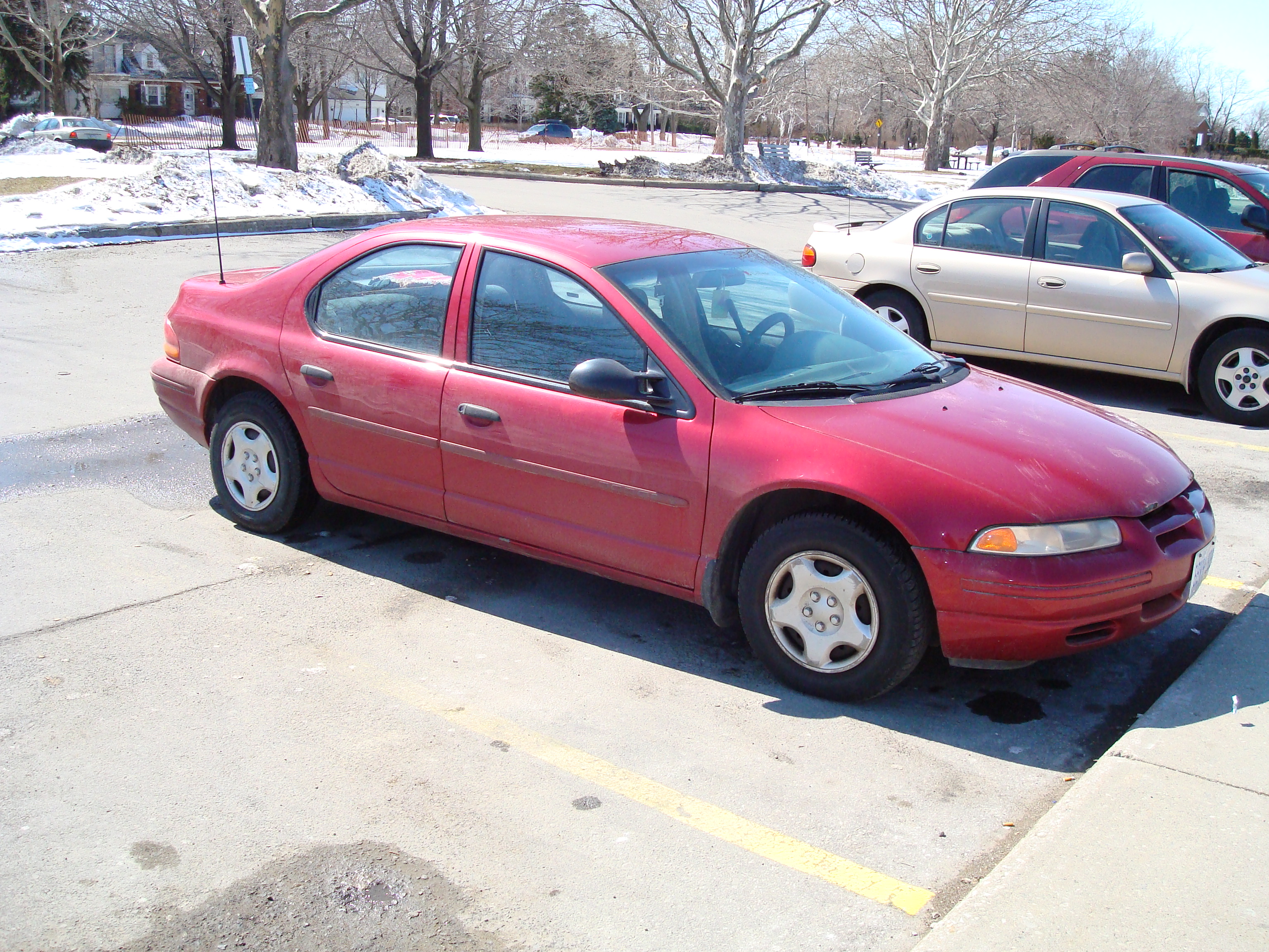 Ad: Car For Sale! 1997 Red Dodge Stratus- Good & Clean condition | HAMILTON  MUSLIMS