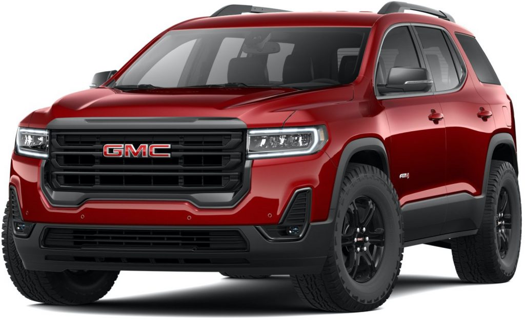 2021 GMC Acadia Gets New Cayenne Red Color: First Look