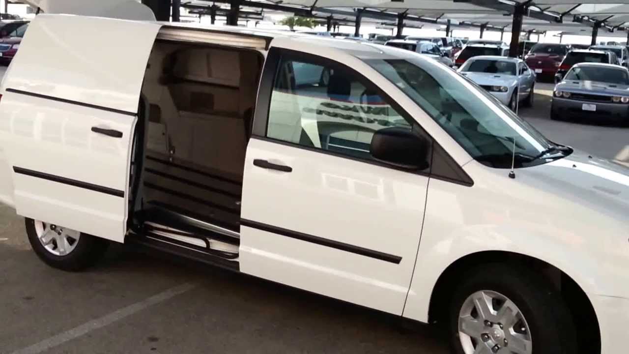 All New 2013 Ram C/V Tradesman Cargo Mini Van PWR Bluetooth for Commercial  Fleet Use - YouTube