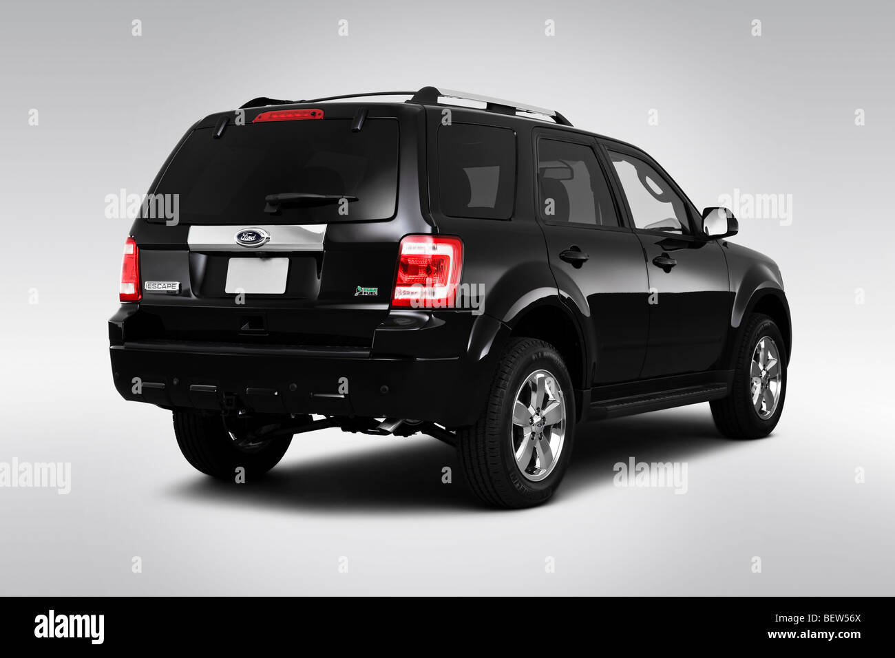 2010 Ford Escape Limited in Black - Rear angle view Stock Photo - Alamy