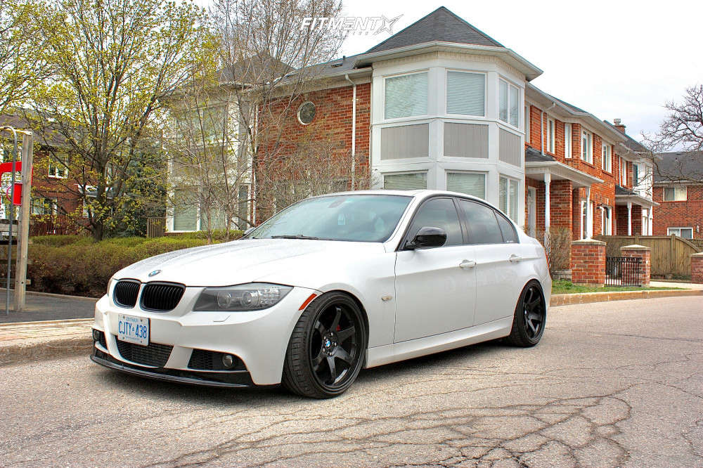 2009 BMW 335i XDrive Base with 19x9.5 Fast Hayaku and Michelin 225x35 on  Coilovers | 1632519 | Fitment Industries