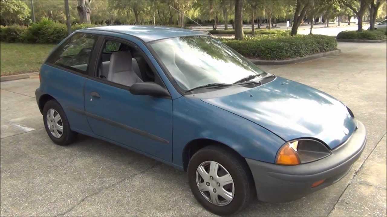97 CHEVY GEO METRO LSI 3 CYLINDER 5 SPEED W/TRAILER HITCH 52.47 MPG GOING  52-57 MPH- 99.2 MILE TRIP - YouTube