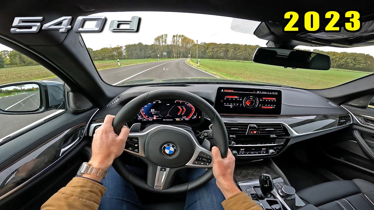 2023 BMW 5 Series 540d xDrive M-Sport POV Test Drive - YouTube