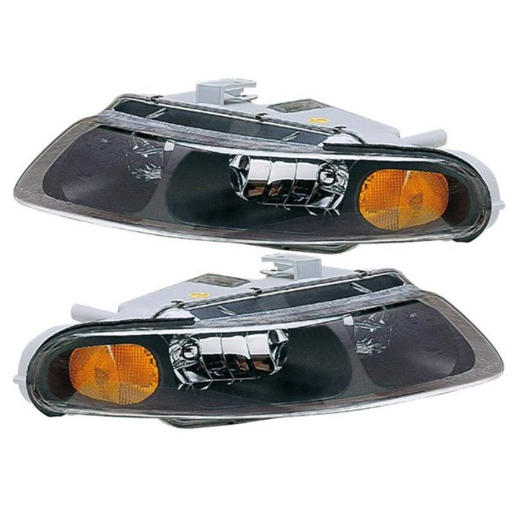 For Dodge Avenger Headlight Assembly 1997-2000 Pair Driver and Passenger  Side | MI2502113 + MI2503113