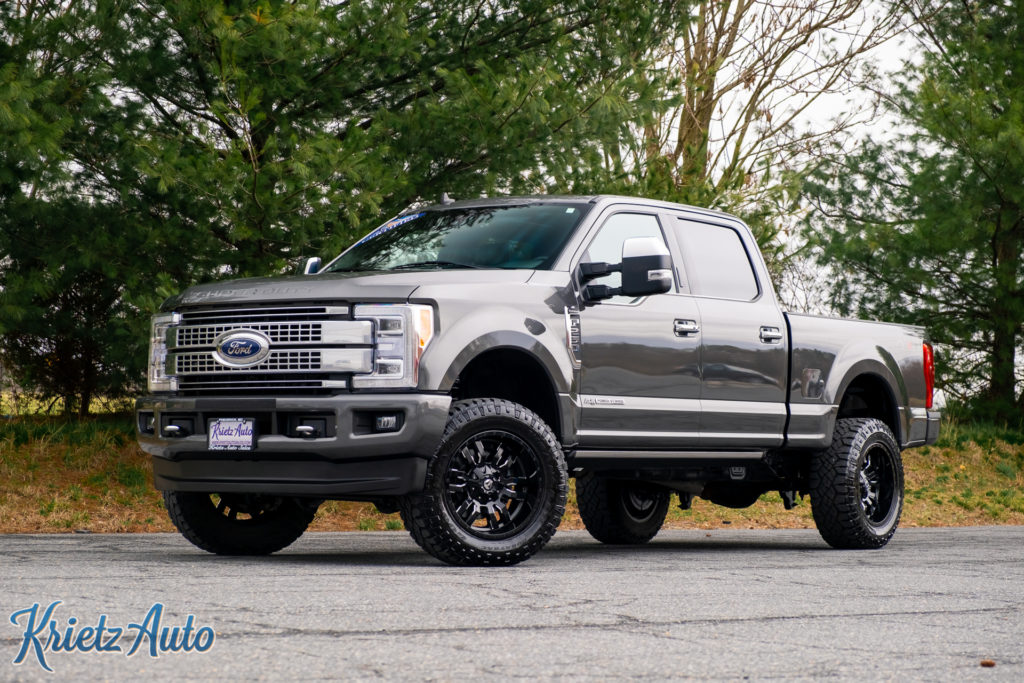 Leveled 2019 Ford F-250 with 20×10 Fuel Sledge and 2.5 inch ReadyLIFT  Leveling Kit | Krietz Auto