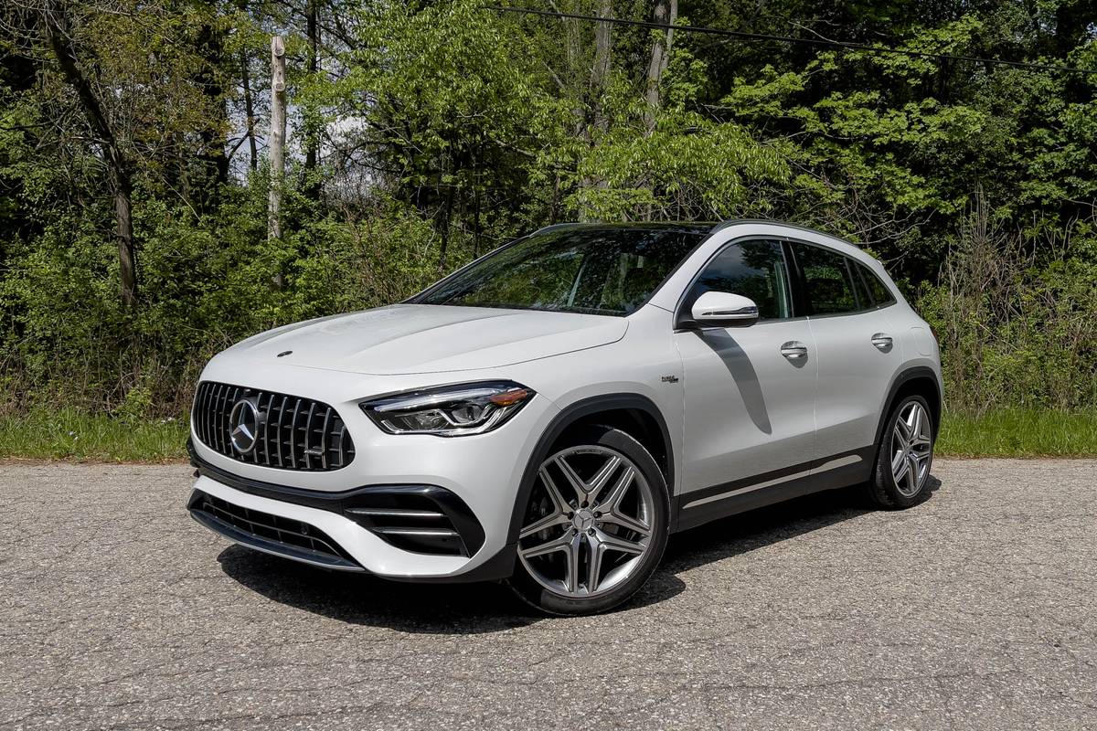 2021 Mercedes-AMG GLA45 Review: Upright and Awkward | Cars.com