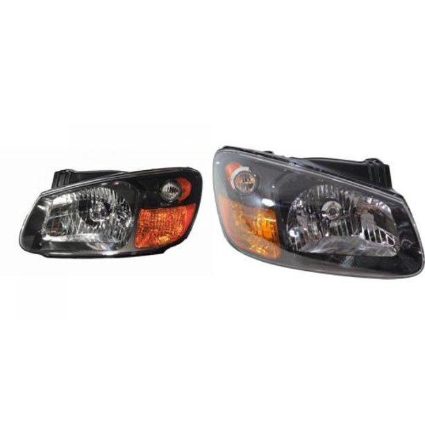 GO-PARTS - PAIR/SET - Replacement for 2008 - 2009 Kia Spectra5 Front  Headlights Assembly Front Housing / Lens / Cover - Left & Right (Driver &  Passenger) Hatchback KI2502136 KI2503136 92101 1L010 - Walmart.com