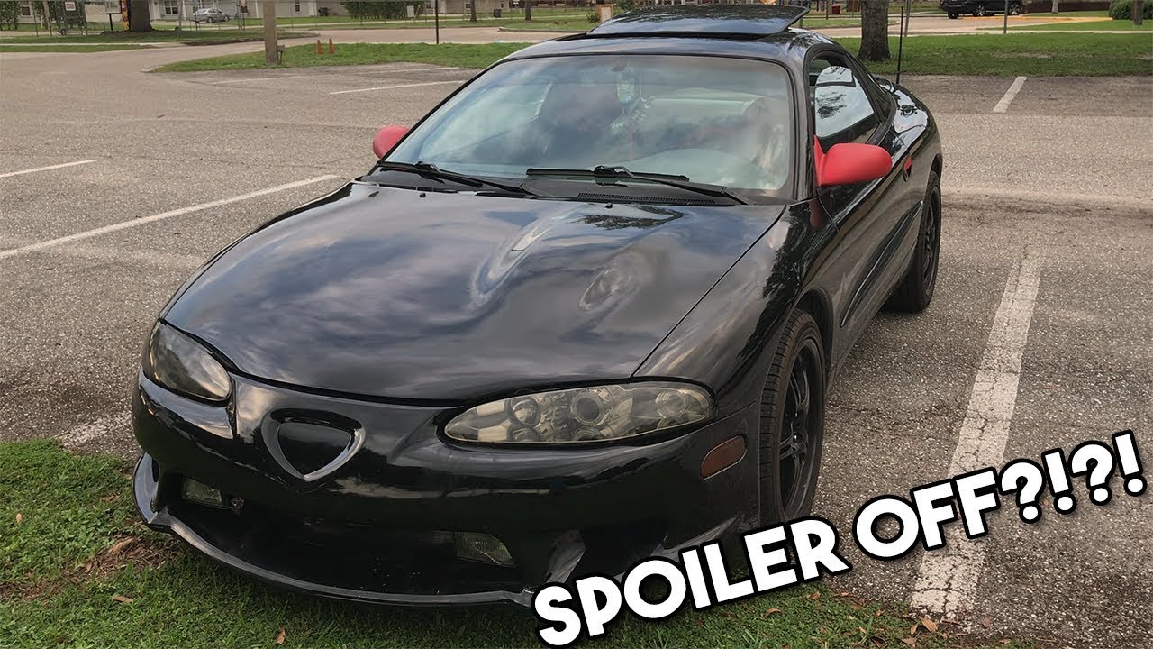 Removing My Spoiler On My Eagle Talon Tsi 97! - YouTube