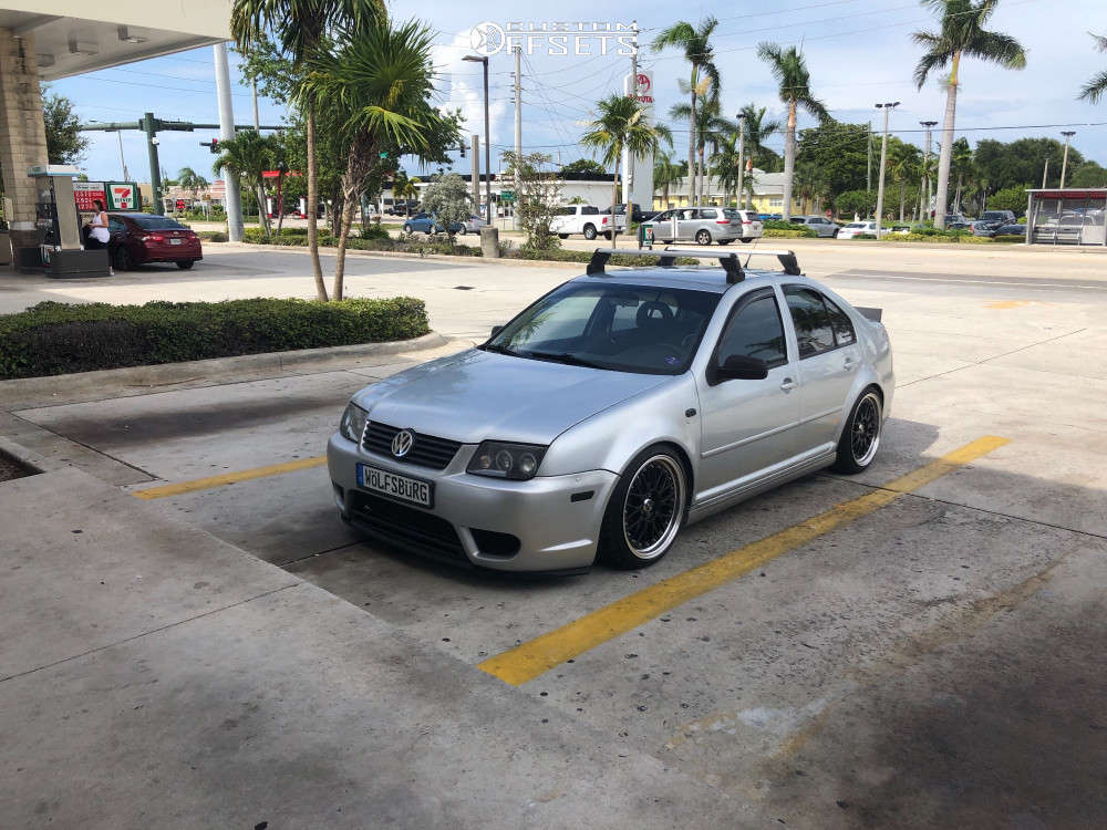 2003 Volkswagen Jetta with 18x8.5 35 XXR 521 and 215/40R18 Federal SS595  and Coilovers | Custom Offsets