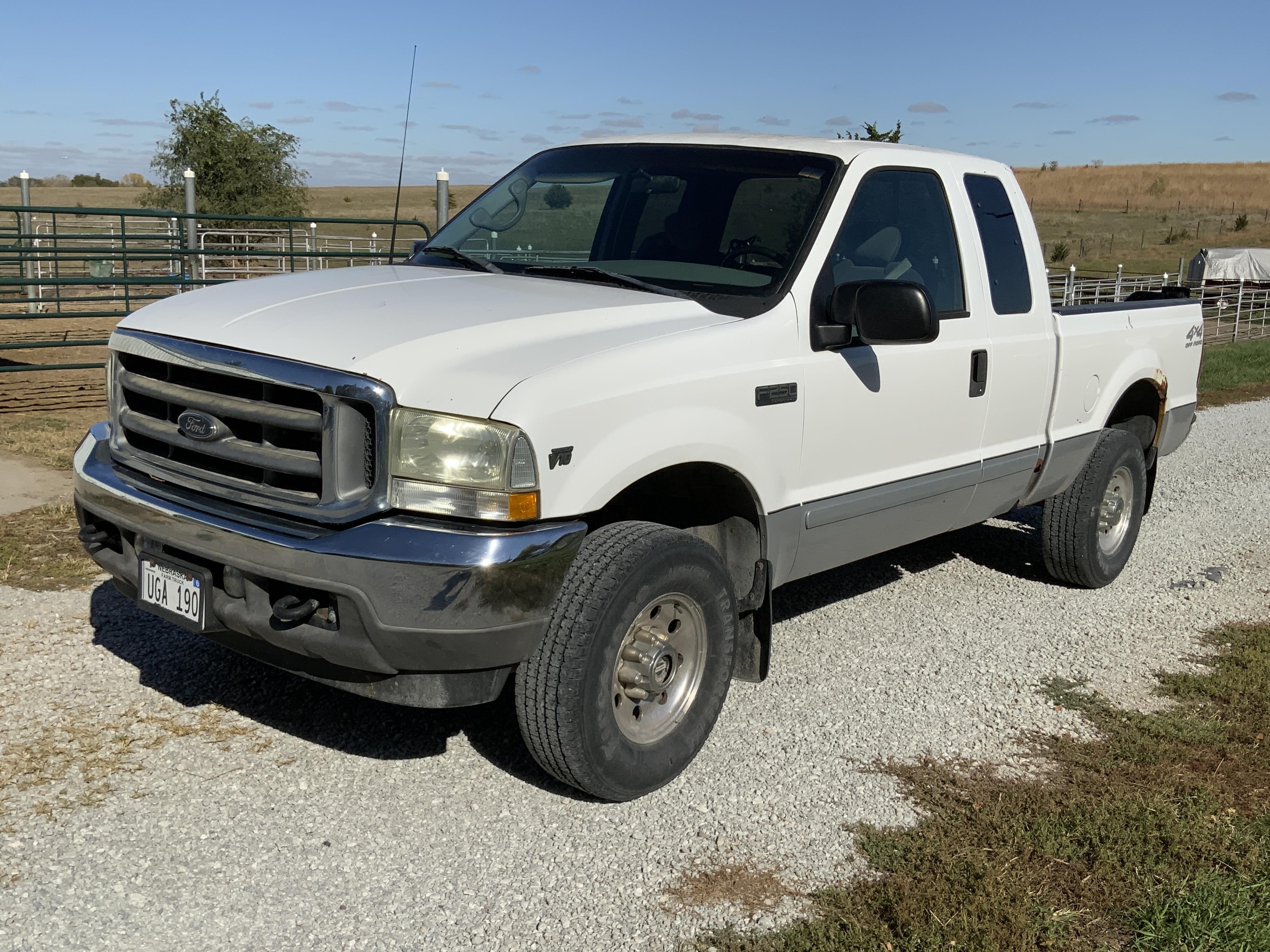 2002 Ford F250 Super Duty 4x4 Extended Cab Pickup BigIron Auctions